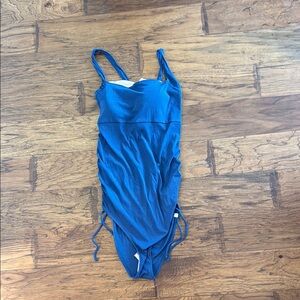 Blue One-Piece Swimsuit